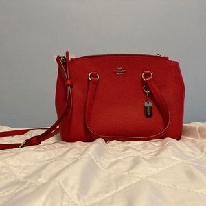 Red Coach Handbag